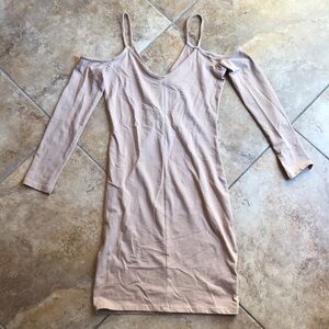 New with tags divided off the shoulder dress